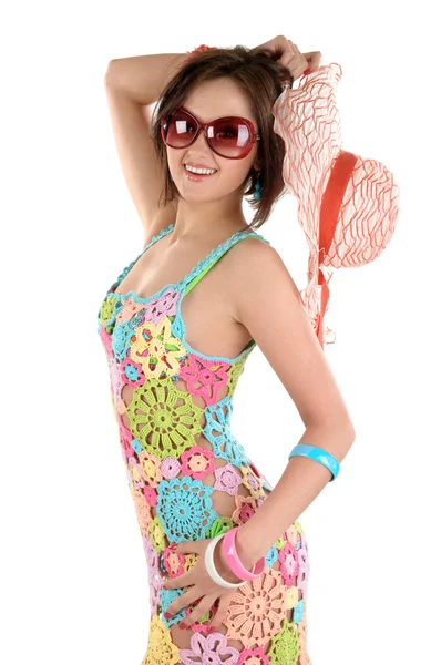 Young woman in sun glasses — Stock Photo, Image