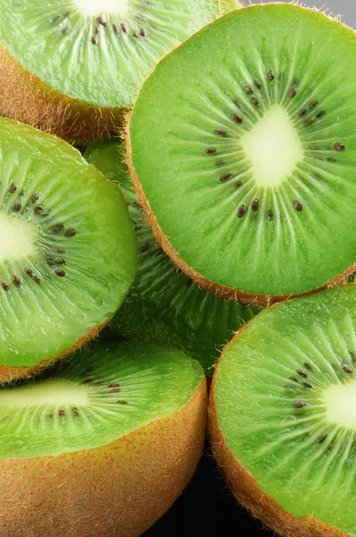 Essen Kiwi Frucht Scheiben — Stockfoto