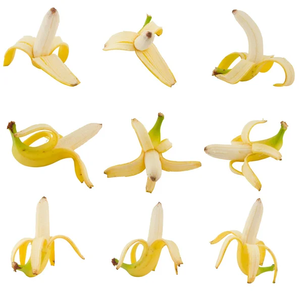 Συλλογή από φρούτα μπανάνα — Φωτογραφία Αρχείου