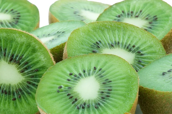 Alimente Kiwi felii de fructe de aproape — Fotografie, imagine de stoc