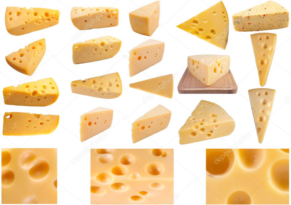 Large page of cheese collection