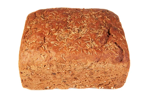 Rågbröd med kummin utsäde — Stockfoto