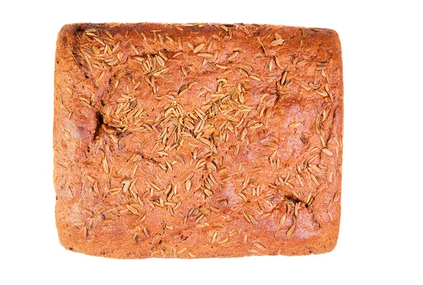 Rågbröd med kummin utsäde — Stockfoto