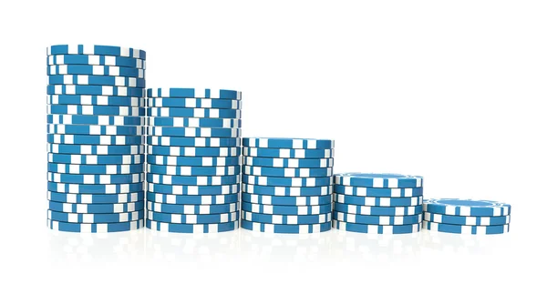 stock image Blue gambling