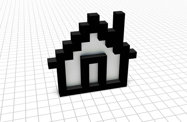 Pixel home — Stock Photo, Image
