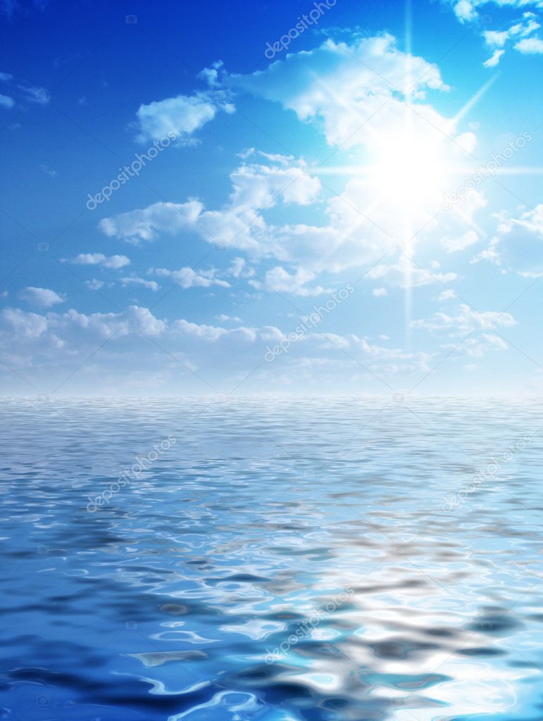 Sunny Background And Water Stock Photo C Artrudy