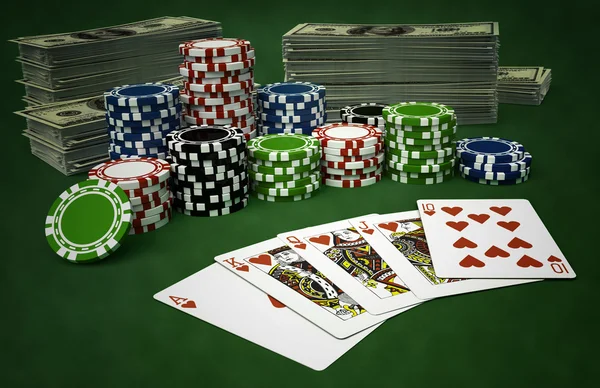Stół do kasyna — Zdjęcie stockowe