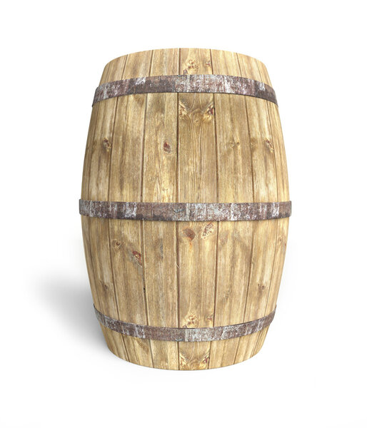 One wine barrel