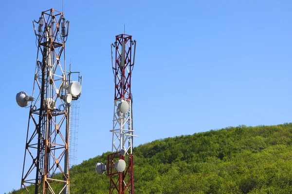 Telecommunication tower Royalty Free Stock Images