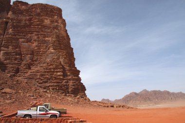 Safari'de çöl, wadi rum, jordan