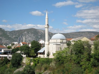 Mosque in Mostar clipart