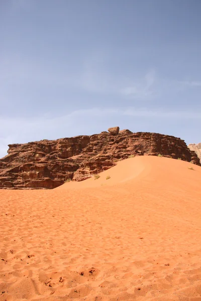 Dune di sabbia rossa — Foto Stock