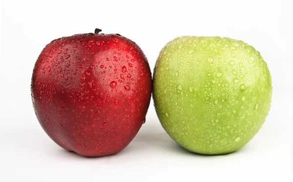 kırmızı ve yeşil elmalar.