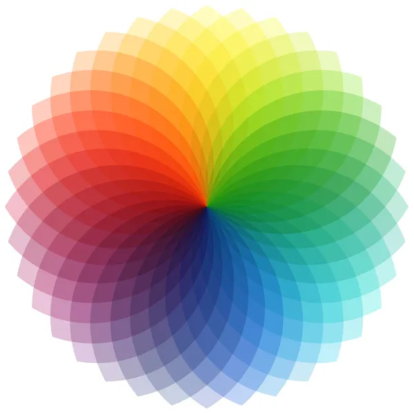스펙트럼의 꽃 벡터 그래픽