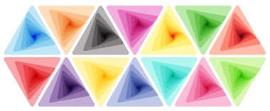 Colorful geometric background clipart