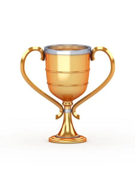 Taça de ouro vencedor — Fotografia de Stock