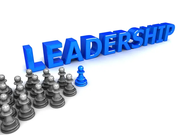Lavoro di squadra e concetto di leadership — Foto Stock