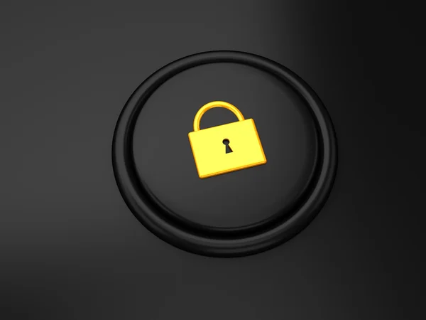 Botón Privacidad — Foto de Stock