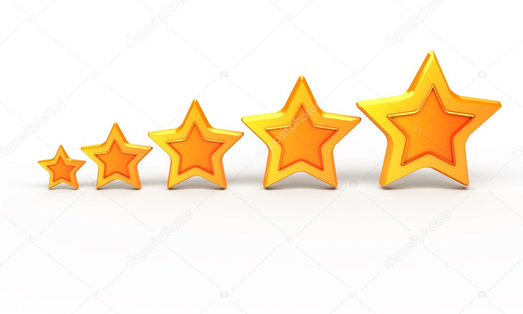 Five gold stars for ranking