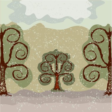 Winter background clipart