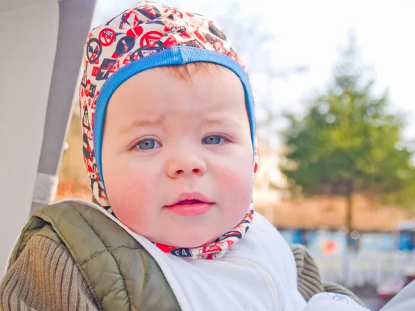 현대적인 라이프 스타일-귀여운 아기 — 스톡 사진