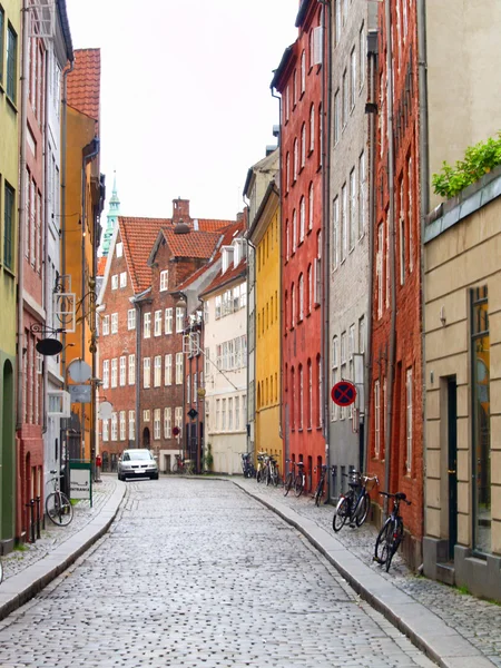 stock image Modern day european cobble stone street