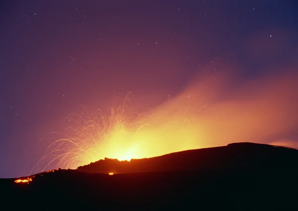Weer verlichting uitbarsting — Stockfoto