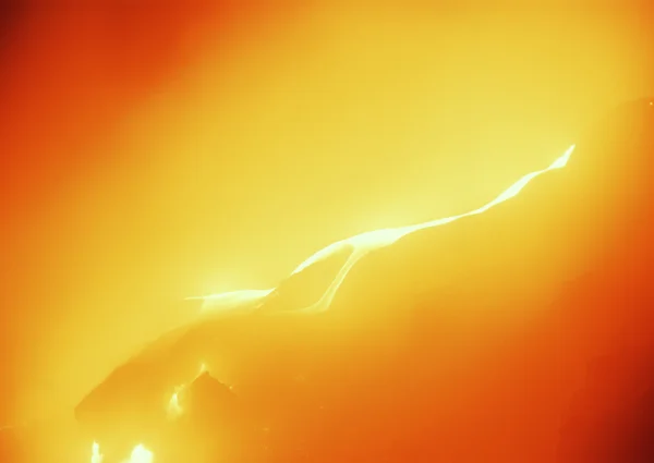 天気照明噴火 — ストック写真