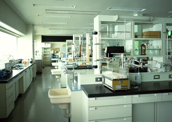 Πείραμα και ερευνητικό εργαστήριο εμπορευμάτων — Φωτογραφία Αρχείου
