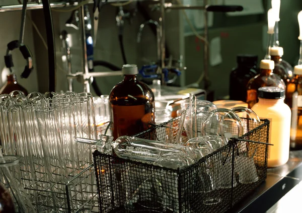 Eksperymenty i badania laboratorium towarów — Zdjęcie stockowe