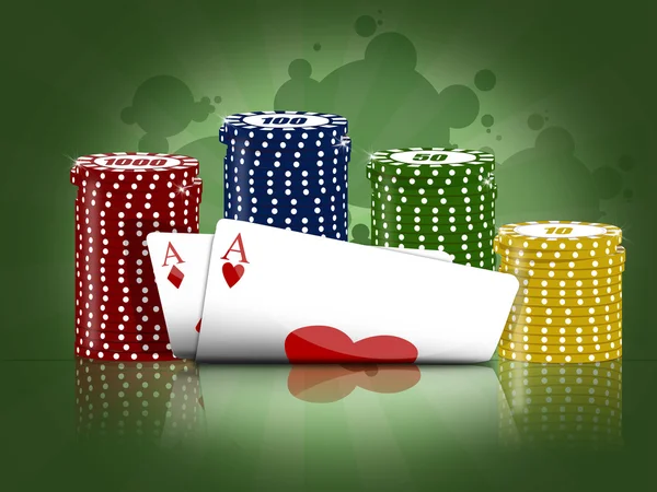 Pokerová hra — Stock fotografie