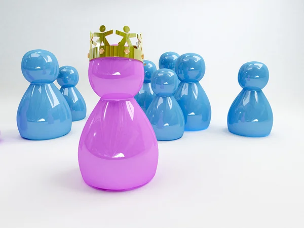 Queen icon — Stock Photo, Image