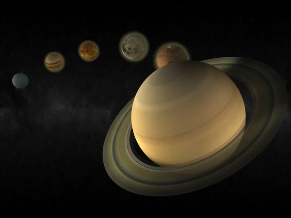 Planeta do sistema solar — Fotografia de Stock