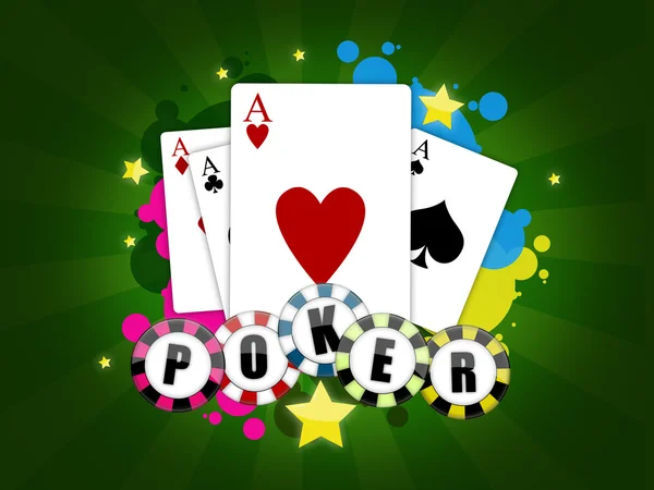 Poker juego — Foto de Stock