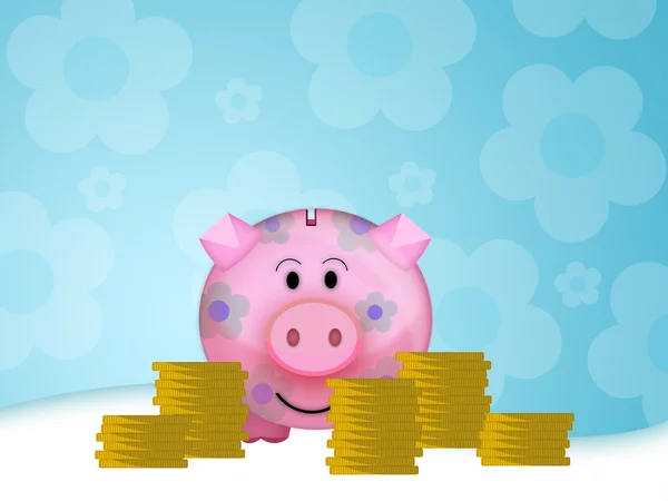 Pig moneybox — Stock Photo, Image
