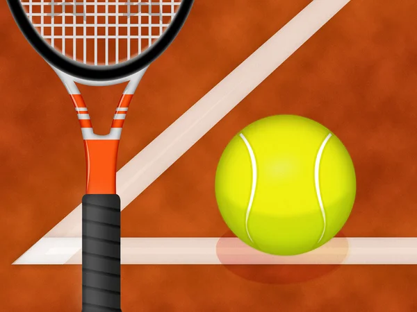 Teniszlabda — Stock Fotó