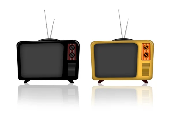 Παλιά τηλεόραση — Φωτογραφία Αρχείου
