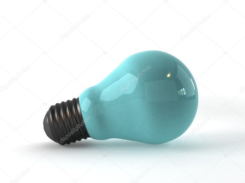 3d lightbulb