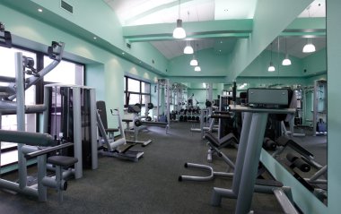 spor salonu ekipman odası