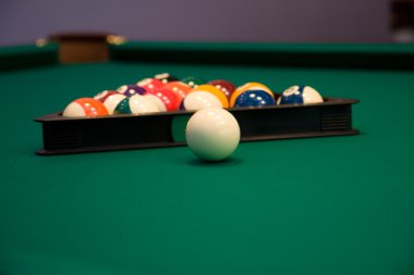 Billiard balls clipart