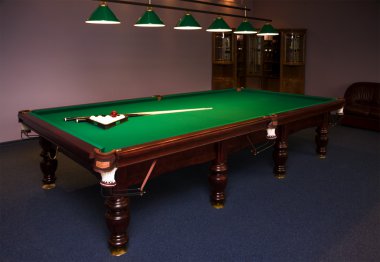 Billiard room clipart