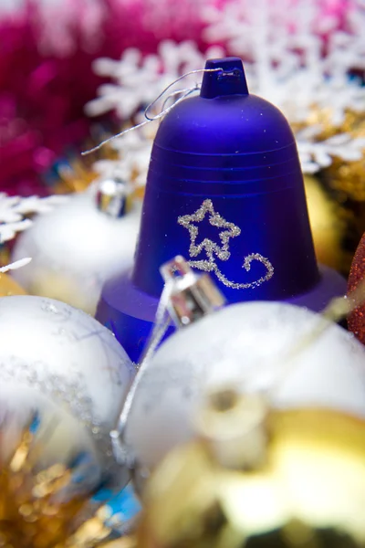Színes karácsonyi dekorációs készlet — Stock Fotó