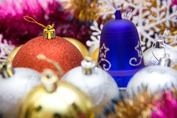 Set di decorazioni natalizie — Foto Stock