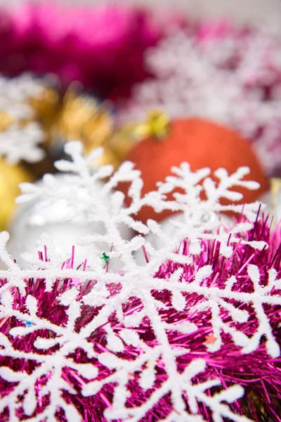 Conjunto de decoração de Natal colorido — Fotografia de Stock