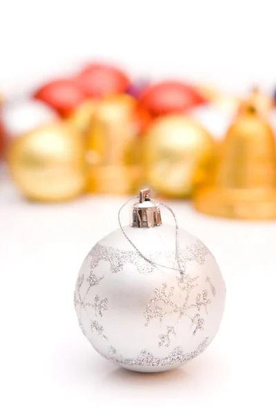 Set di decorazioni natalizie — Foto Stock