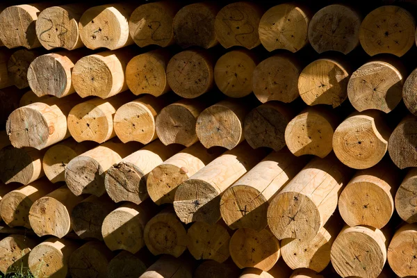 Stock image Stacked wood beams