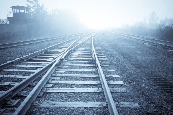 Gammal järnväg väg — Stockfoto