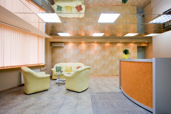 Interior da moderna sala de recepção — Fotografia de Stock