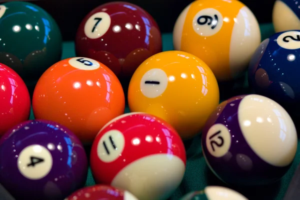 Billiard ball on a table — Stock Photo, Image