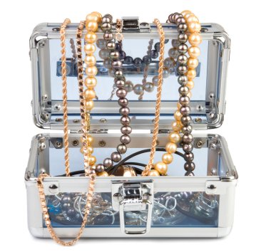 Box with jewelry clipart